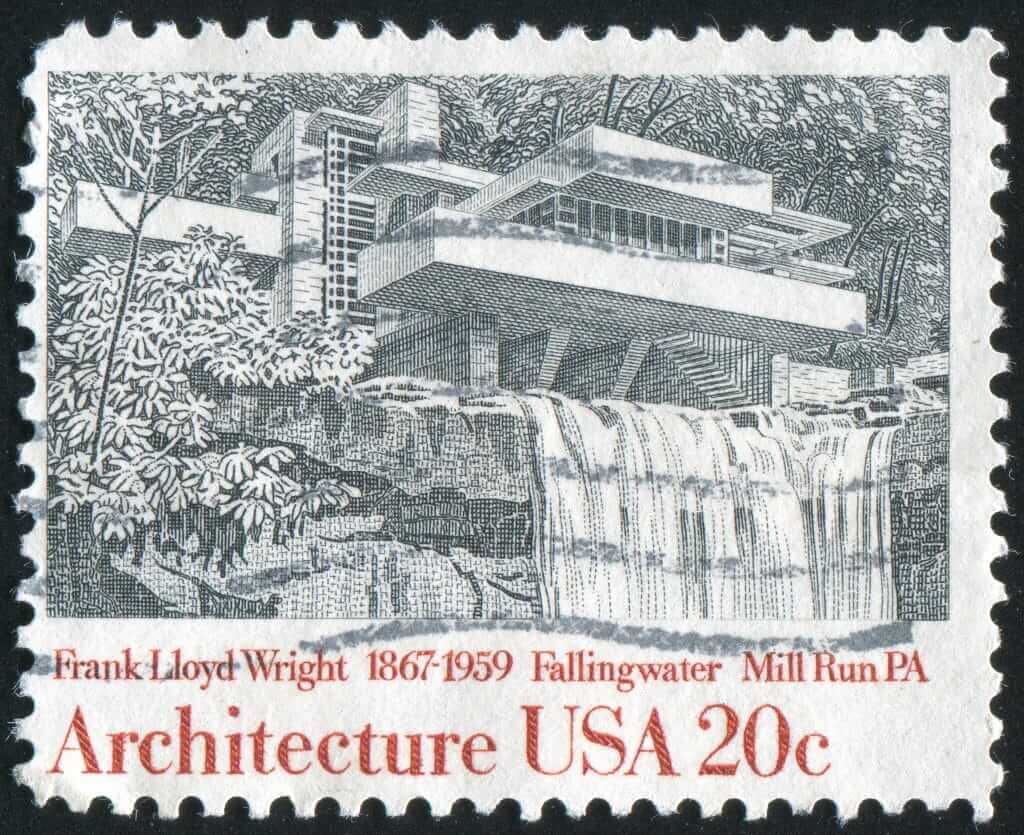 Fallingwater, Mill Run, by Frank Lloyd Wright, circa 1982
