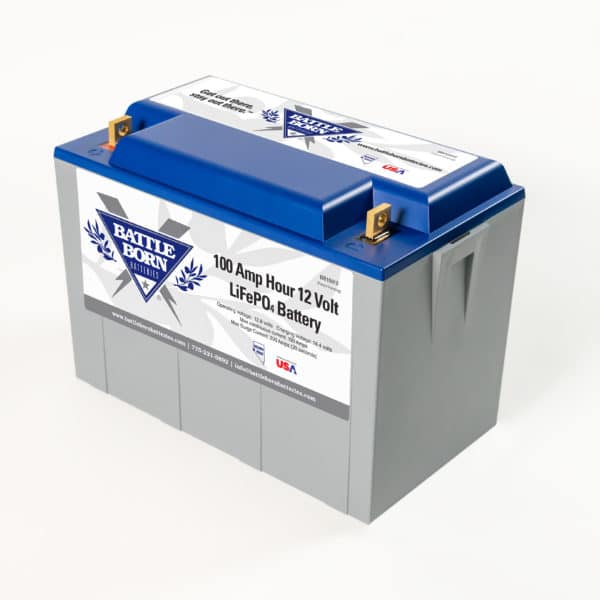 A lithium-ion Battle Born Battery is a special type of RV battery that lasts much longer than a traditional lead-acid battery.
