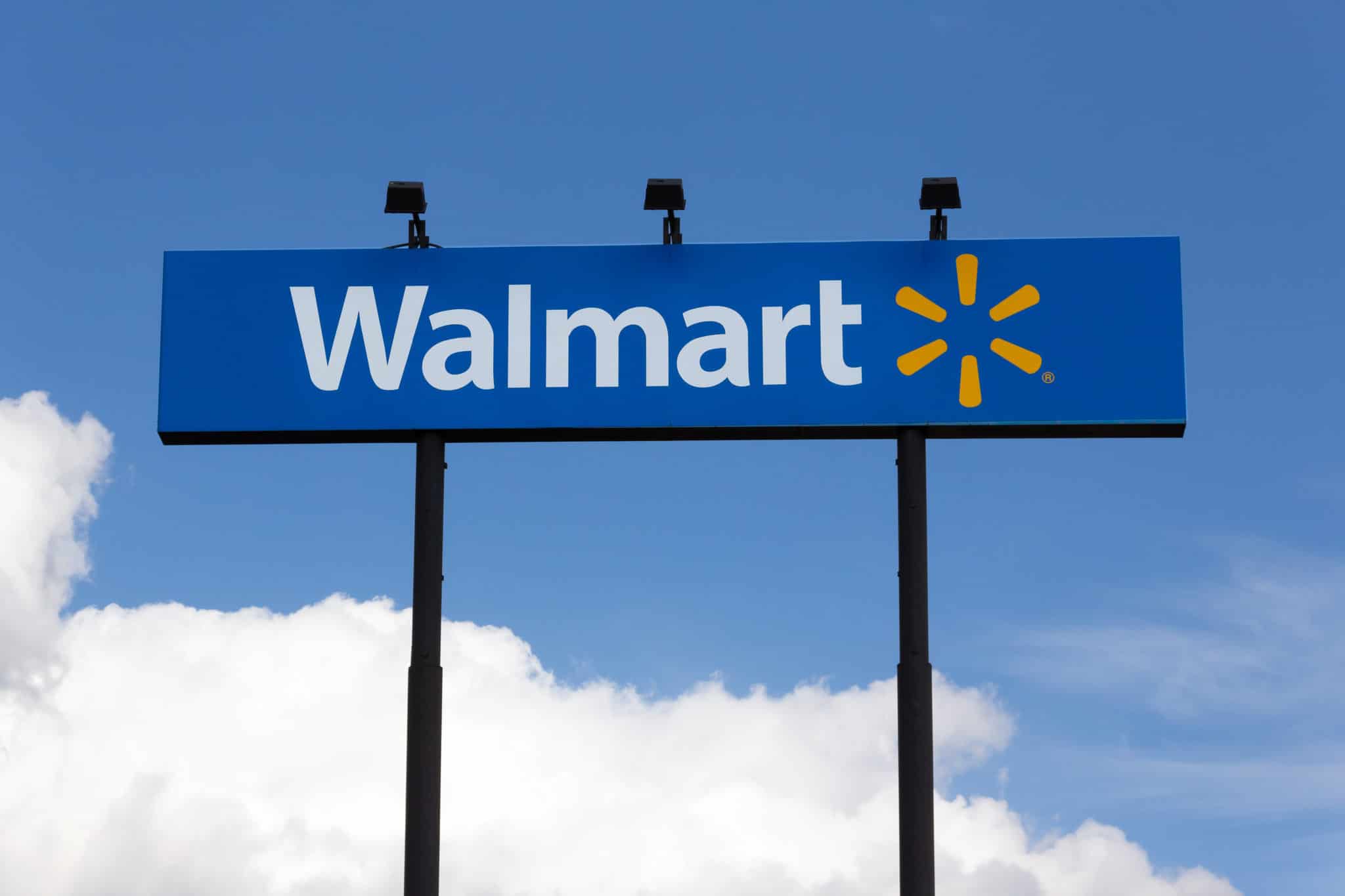 Walmart Store Sign and Logo