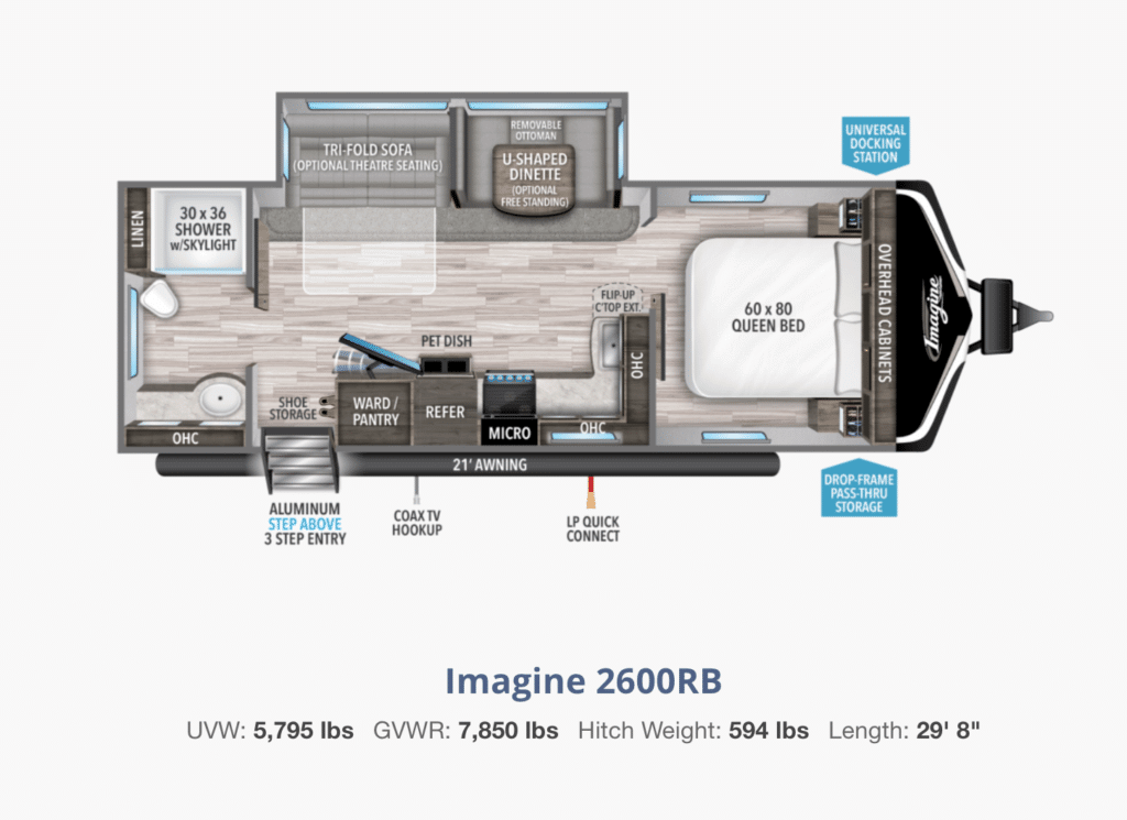 Grand Design Imagine floorplan XLS
