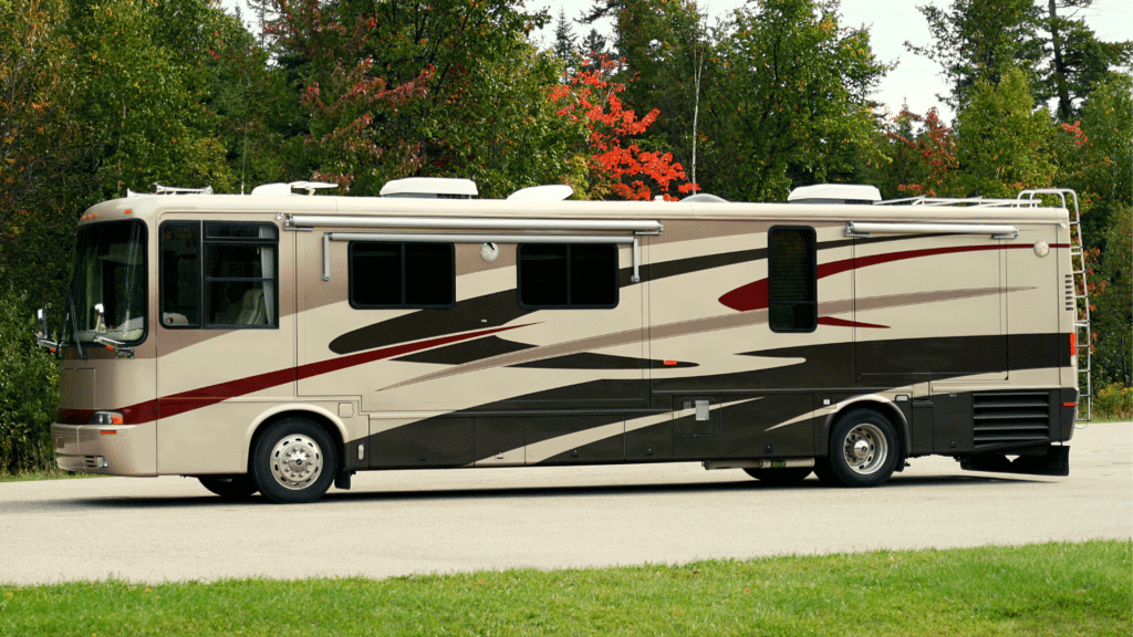Class A type of RV typically called a motorhome