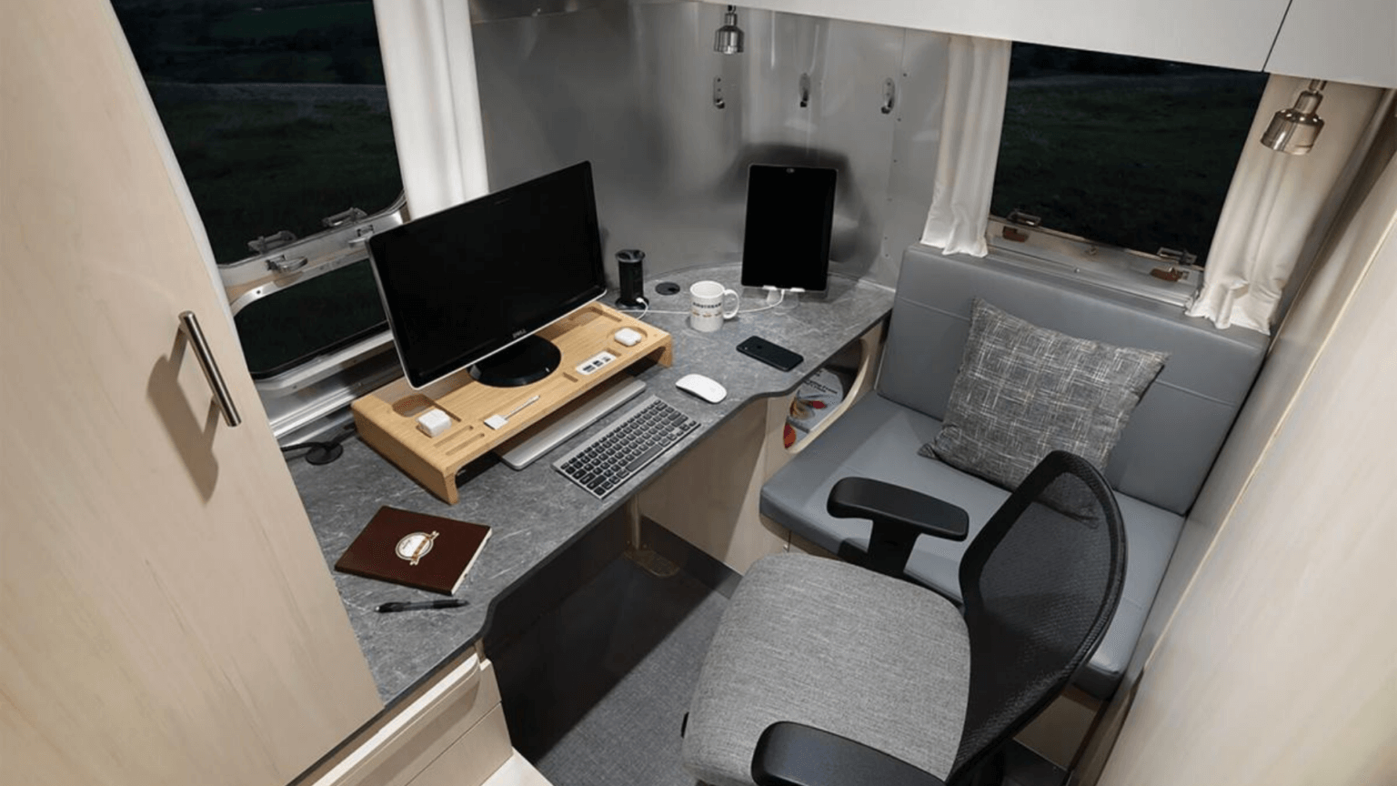 Airstream Releases New RV With Office Space Built In!