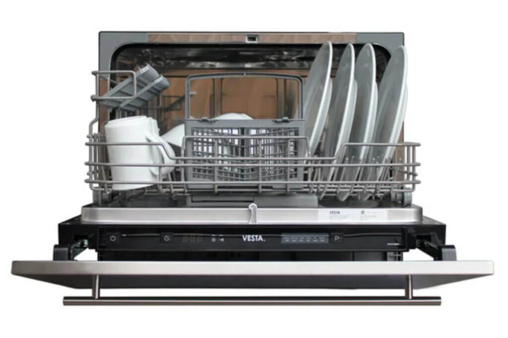 Product shot of the Westland Vesta Built-In RV Dishwasher