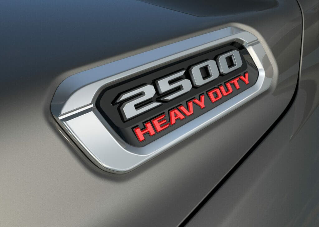 2021 Ram Heavy Duty 2500 badge