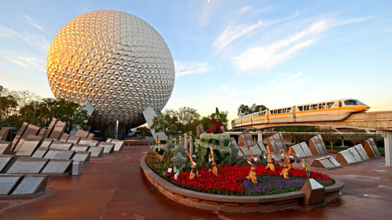 The Disney World Epcot center is a great place you can visit on your Disney RV trip.