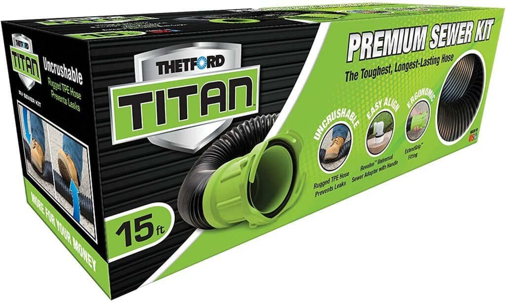 15 Foot Thetford Titan Premium Sewer Hose Kit