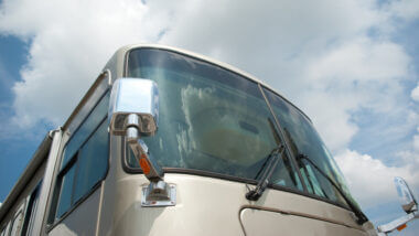 A large RV is the choice of most celebrity RV ers who can take their life on the road in style.