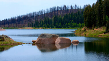 Rampart Reservoir camping is a great escape from the hustle and bustle of Colorado Springs and Denver.