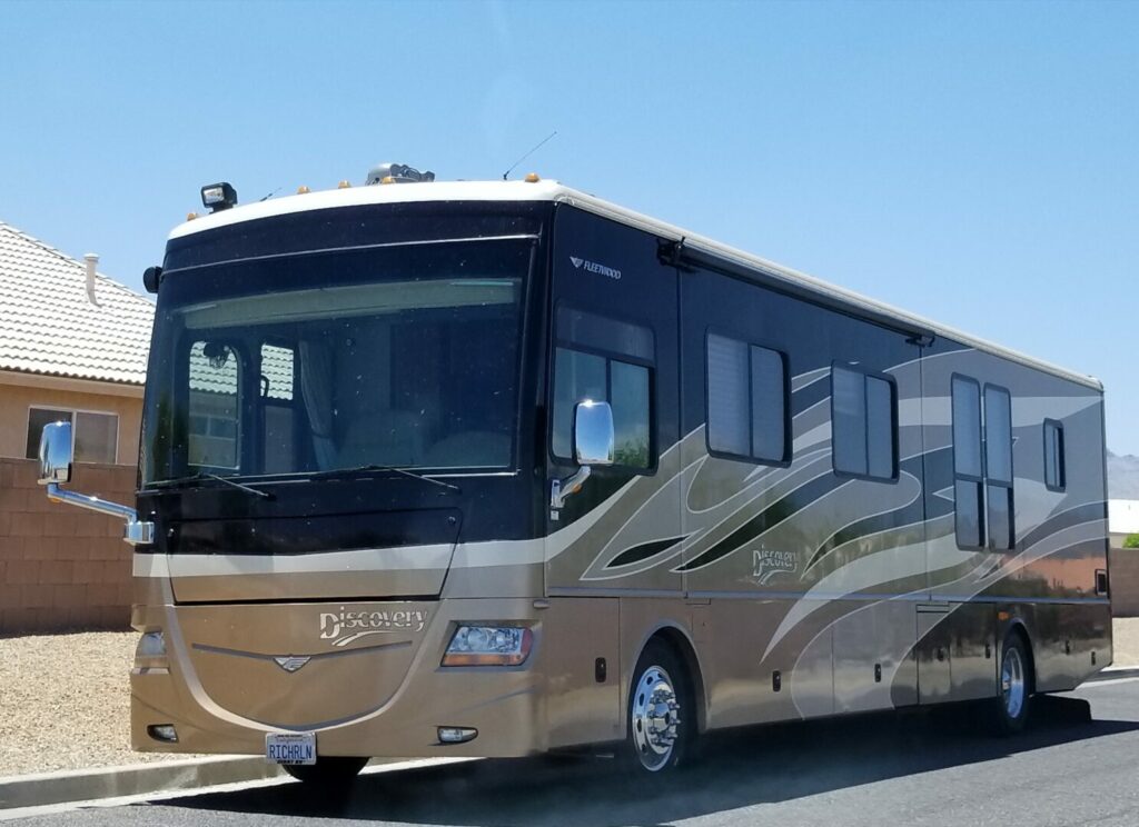 Class A Motorhome, one of the many motorhome classes.