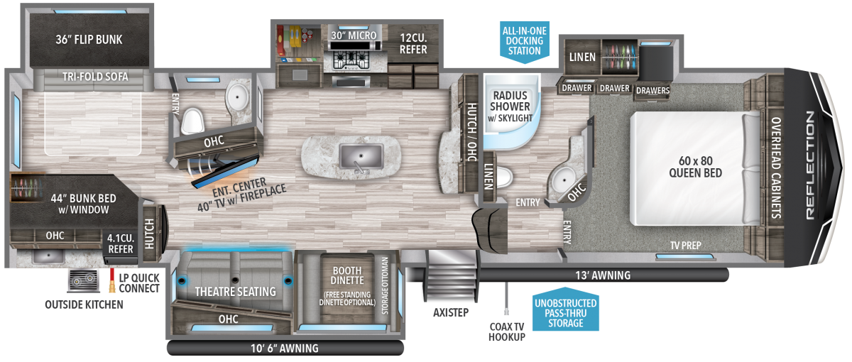 The Best Grand Design Reflection Floorplans - Getaway Couple