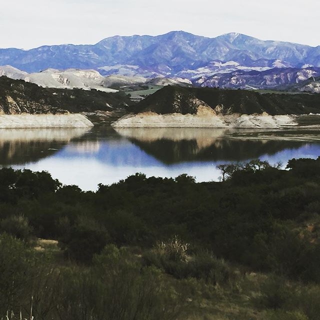 Cachuma Lake in Los Padres National Forest, California