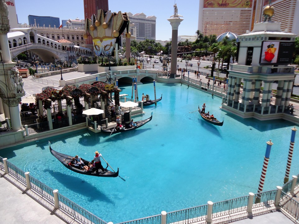 The outdoor "Venice" canals at the Venetian hotel in Las Vegas, Nevada are a tourist trap, as they're essentially swimming pools with gondolas in them.