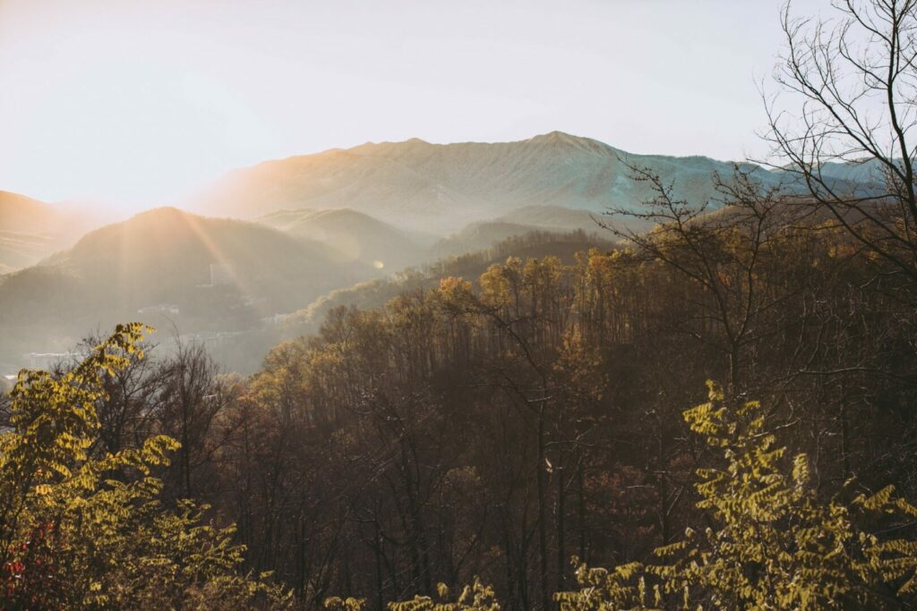 Sunrise over the Great Smoky Mountains