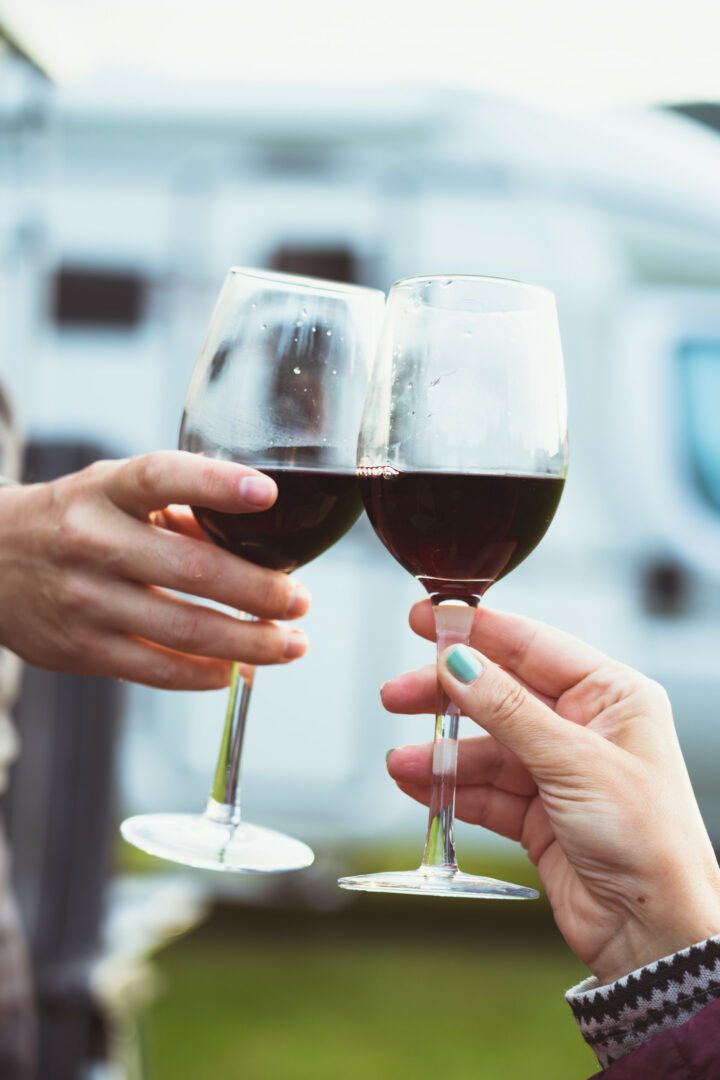  VINGVO Travel Wine Glasses, Safe Keep Drinks Cool