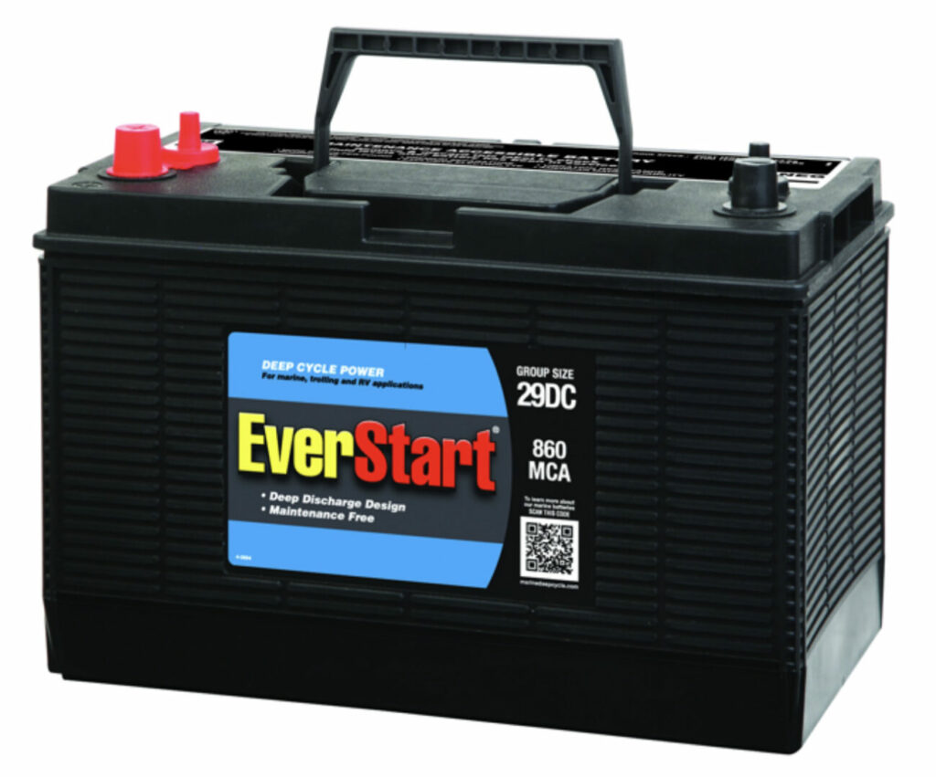 EverStart Lead Acid Marine & RV Deep Cycle Battery, Group Size 29DC