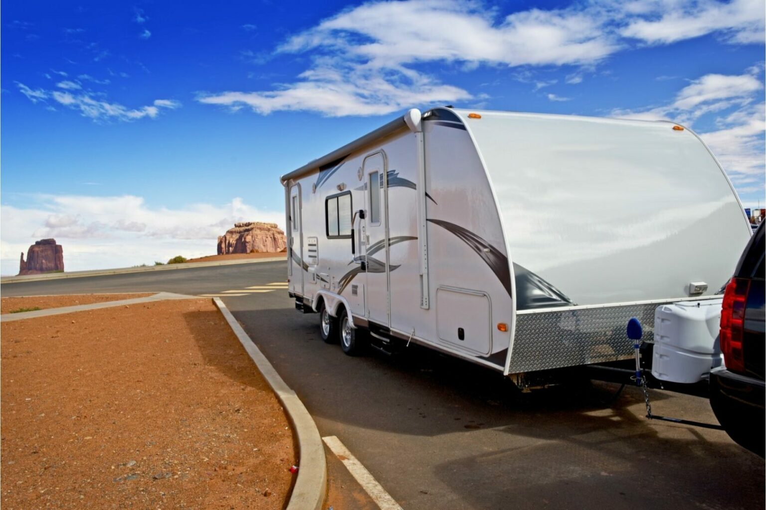 10 Best Travel Trailer Brands Of 2024 Getaway Couple   Trailerroaddesert 1536x1024 