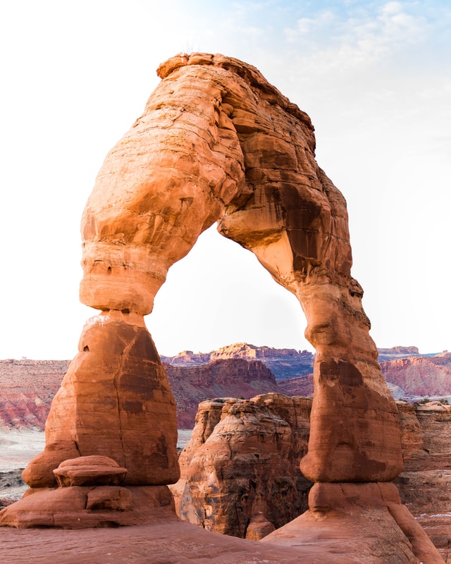 The Delicate Arch Trail in Moab, Utah