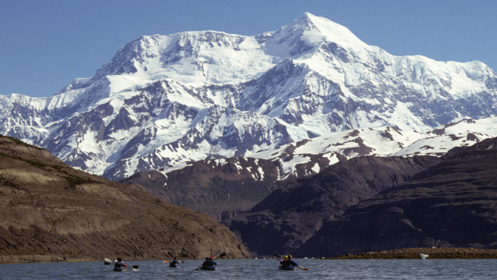 View of Mountain St. Elias from the water