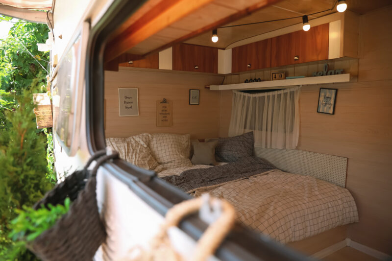 An RV with two bedrooms allows for more space, making your RVing experience more enjoyable.