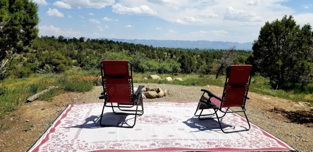Campsite at the Views RV park in Colorado