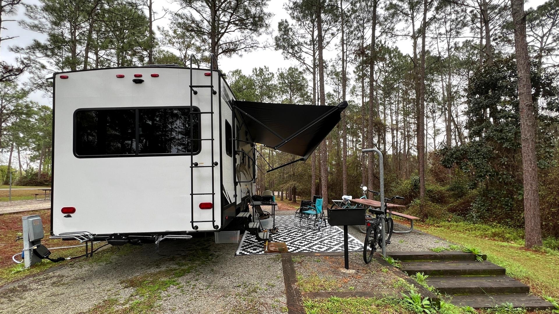 Stylish Camping RV Home is where you park it Mat 