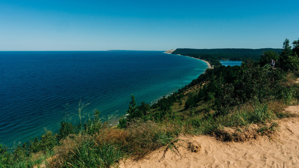 Sleeping Bear Dunes, one of the campgrounds in Michigan