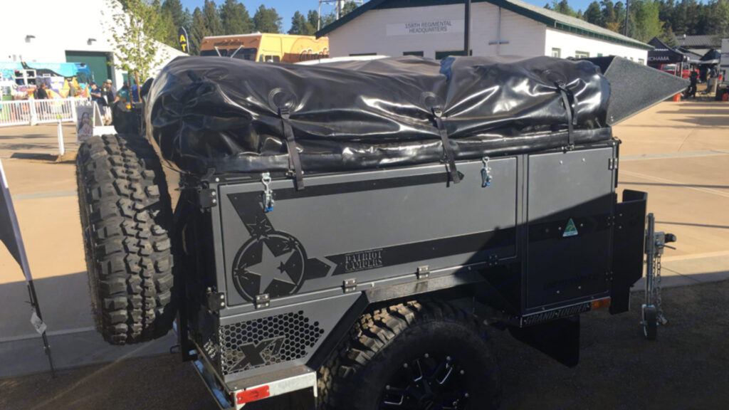 A 2018 Patriot X1 GT pop up camper rental