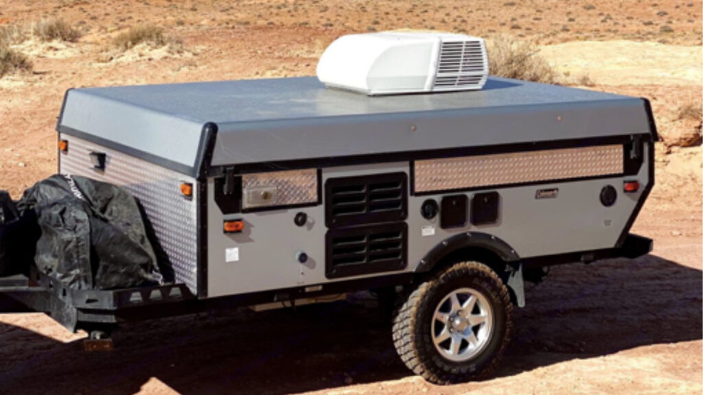 A 2011 Coleman Evolution pop up camper rental.