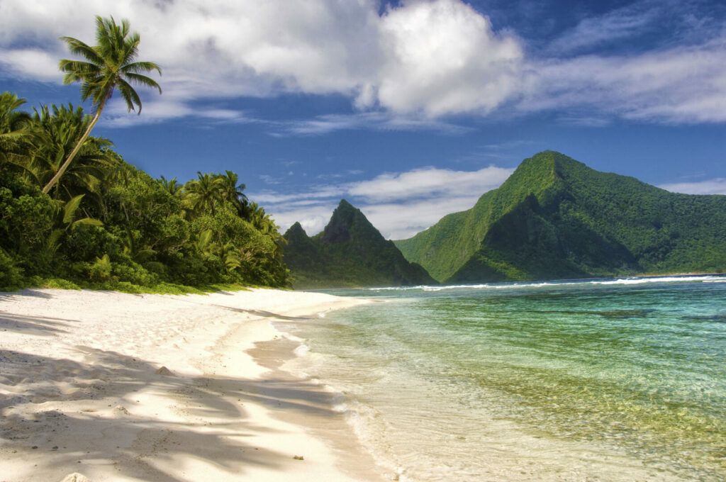 View of the National Park of American Samoa, one of the least visited national parks