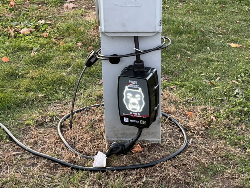 Eletrical Hookups at an RV park