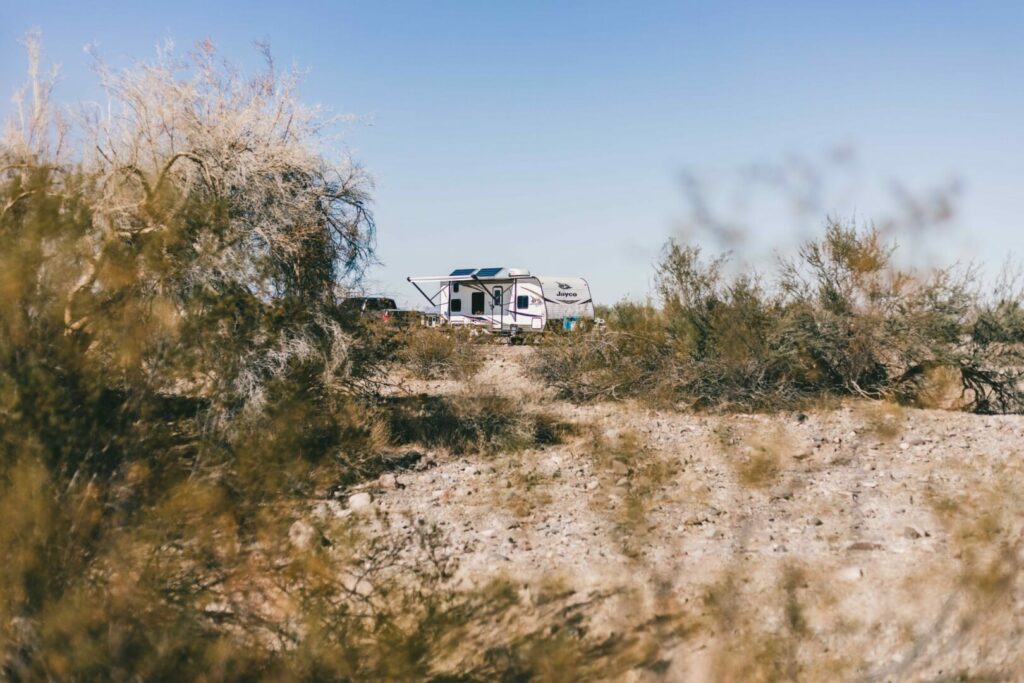 RV camping at saguaro national park