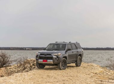 A Toyota 4Runner on a camping trip.