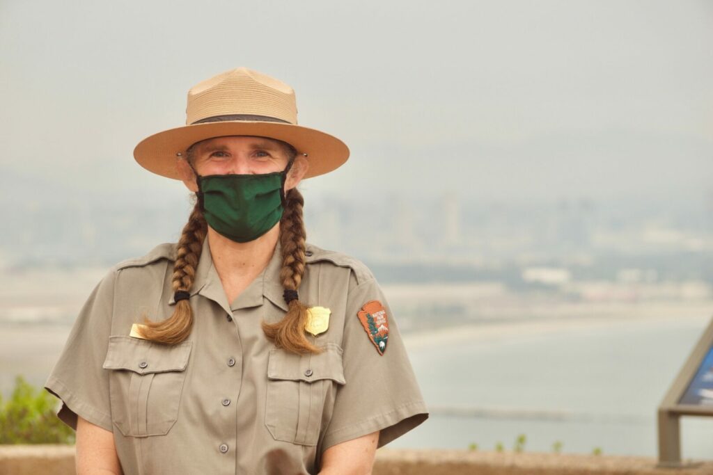 A National Park Ranger in one of the states with national parks. Park rangers are not needed in states without any national parks.