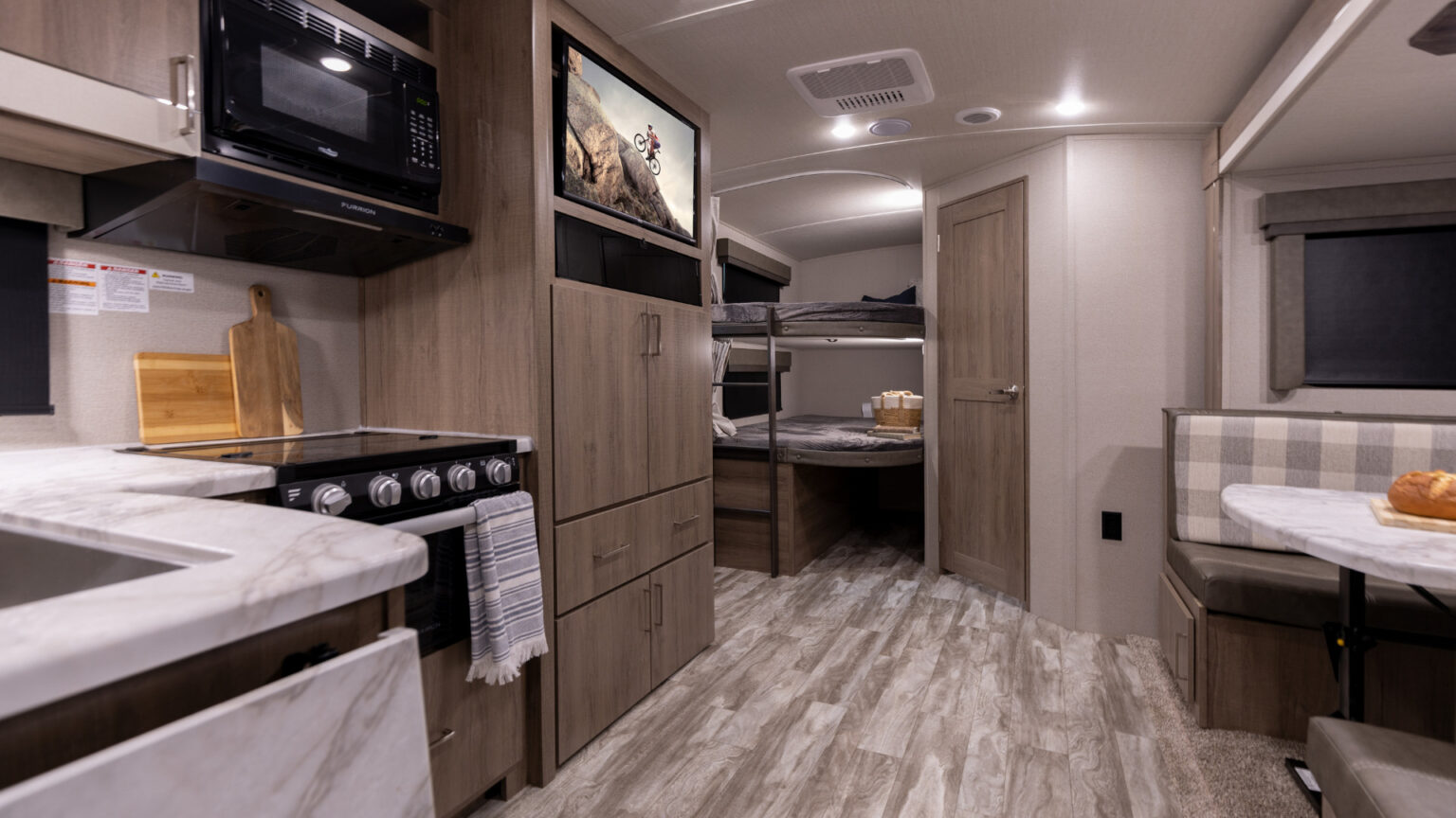 The Best Bunkhouse Travel Trailers on the Market Getaway Couple