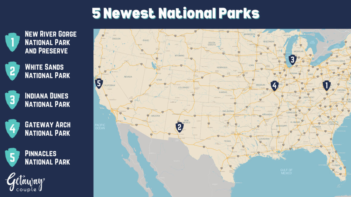 What Are the 5 Newest National Parks? Getaway Couple