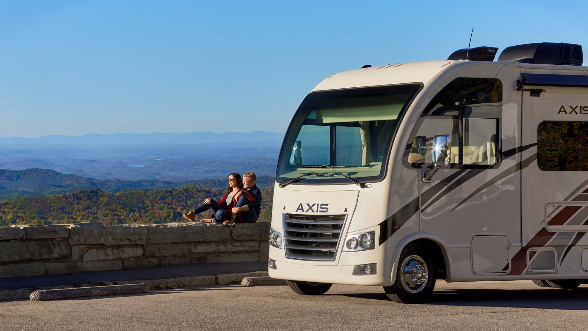 Thor Axis Not Your Typical Class A RV Getaway Couple