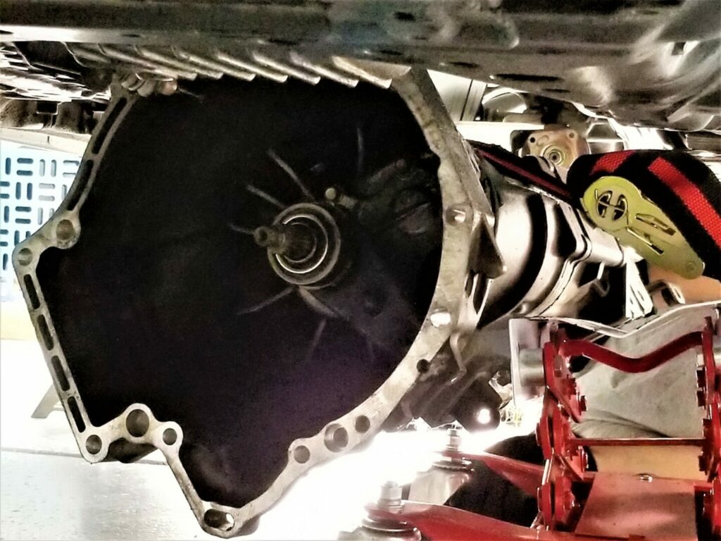 Close up of a transmission
