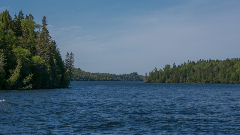 View of Isle Royale National Park near Copper Harbor