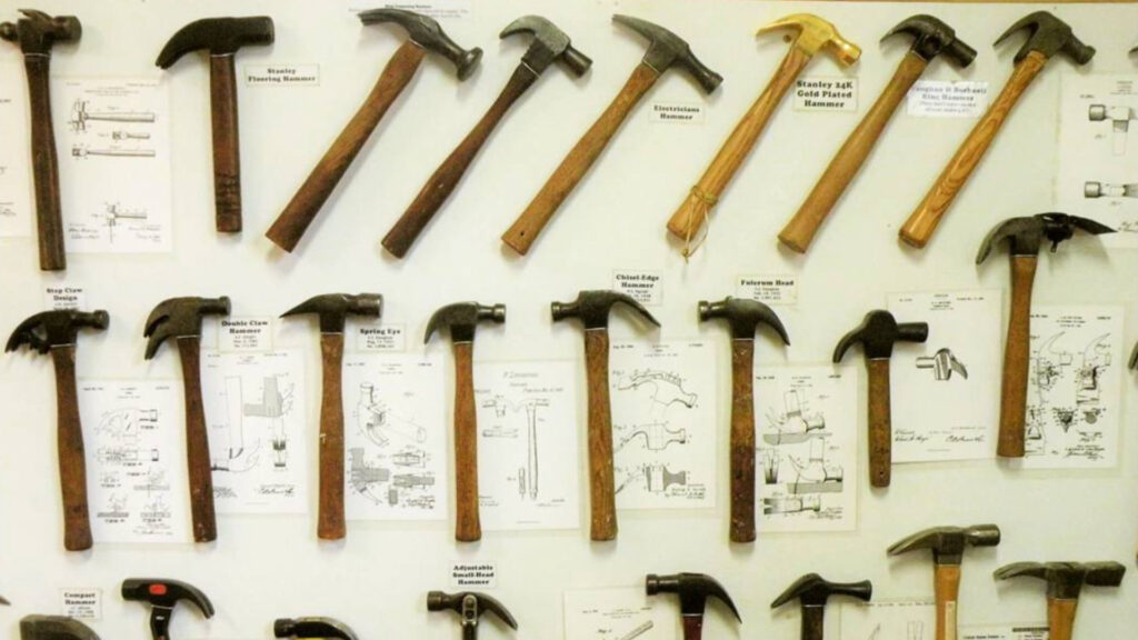 A hammer wall at the Hammer Museum, a top roadside attraction