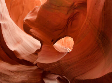 View of lower antelope canyon