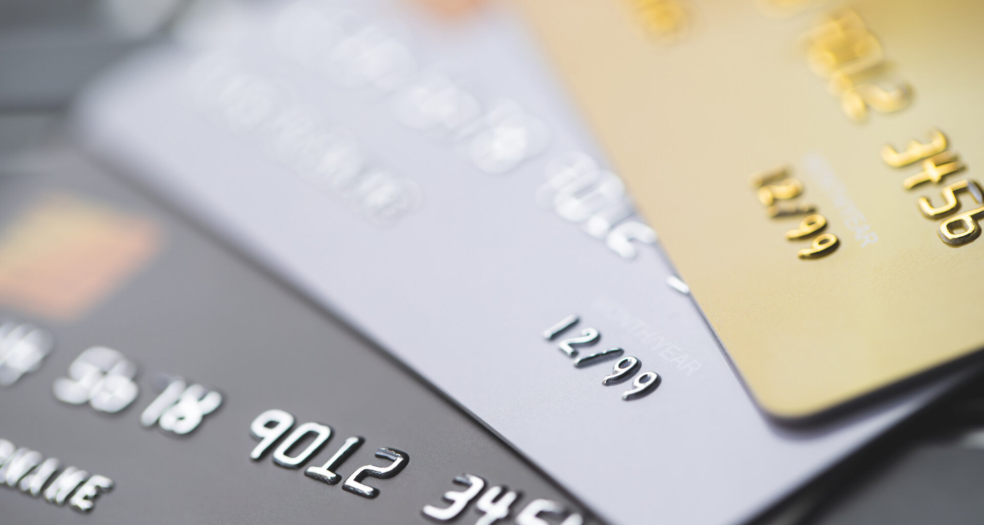 Close up of multiple good sam credit cards