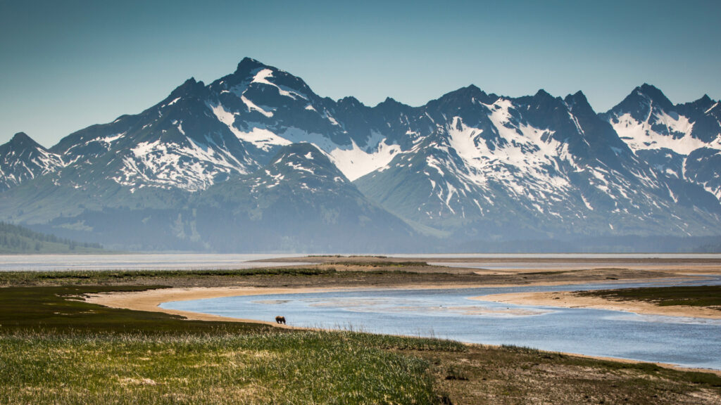 View of Lake Clark, one of Alaska's National Parks