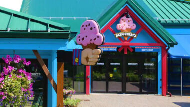 View of Ben and Jerry's Ice cream factory