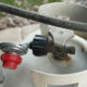 Close up of a propane tank that needs to get its recertify
