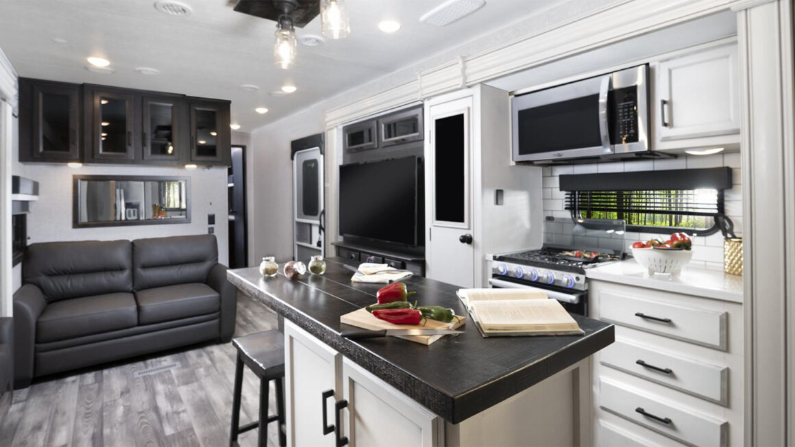 10 Best Rear Kitchen Travel Trailers In 2023 Getaway Couple   Rear Kitchen 2 1160x653 