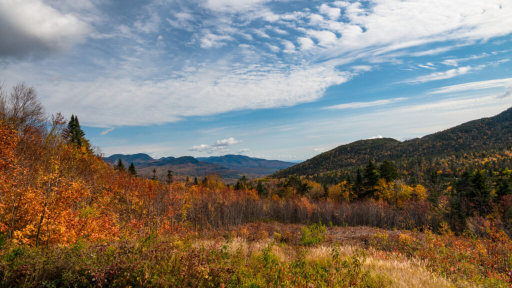 View of kancamagus scenic byway