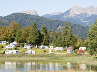 View of a Thousand Trails RV park using a membership to save on the cost of nightly fees