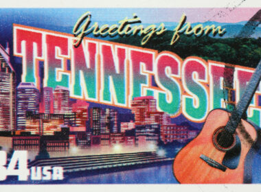 A Tennessee postcard from printers alley nashville