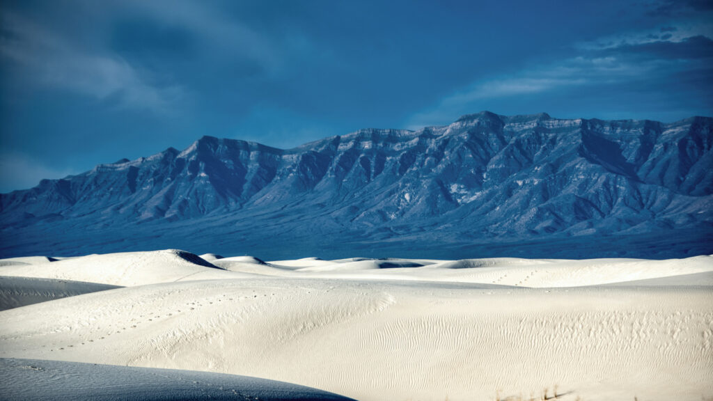 White Sands National Park in the southwest