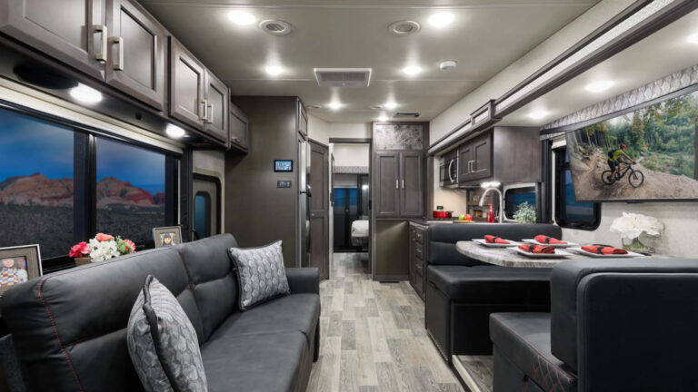 5 Toy Hauler Motorhomes You Have to See - Getaway Couple